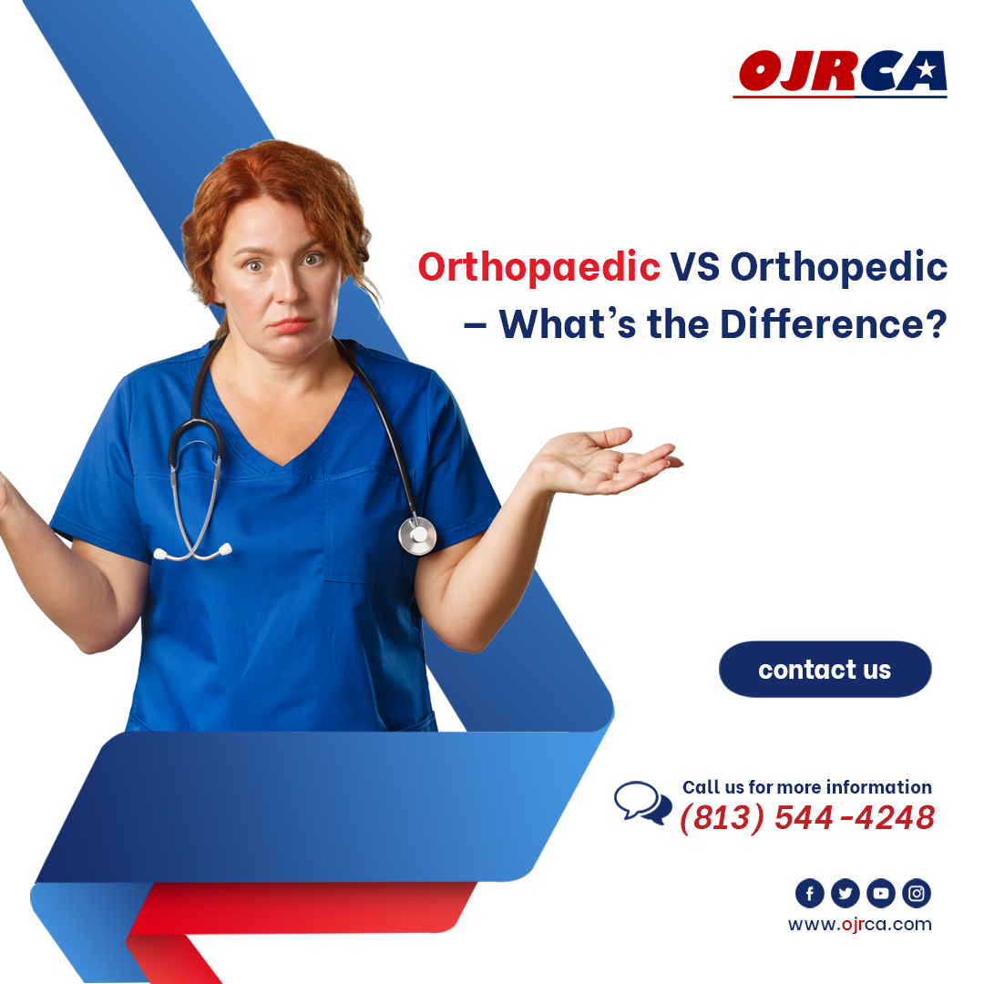 What is the difference between orthopaedic surgery and orthopedic surgery?